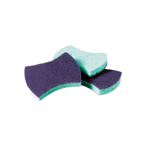 Scotch-Brite Power Sponge #3000, 2-3/4X4-1/2, Blue/Teal, 20/Carton